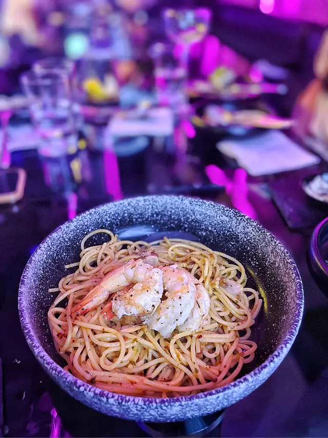 蒜香大蝦橄欖油意粉