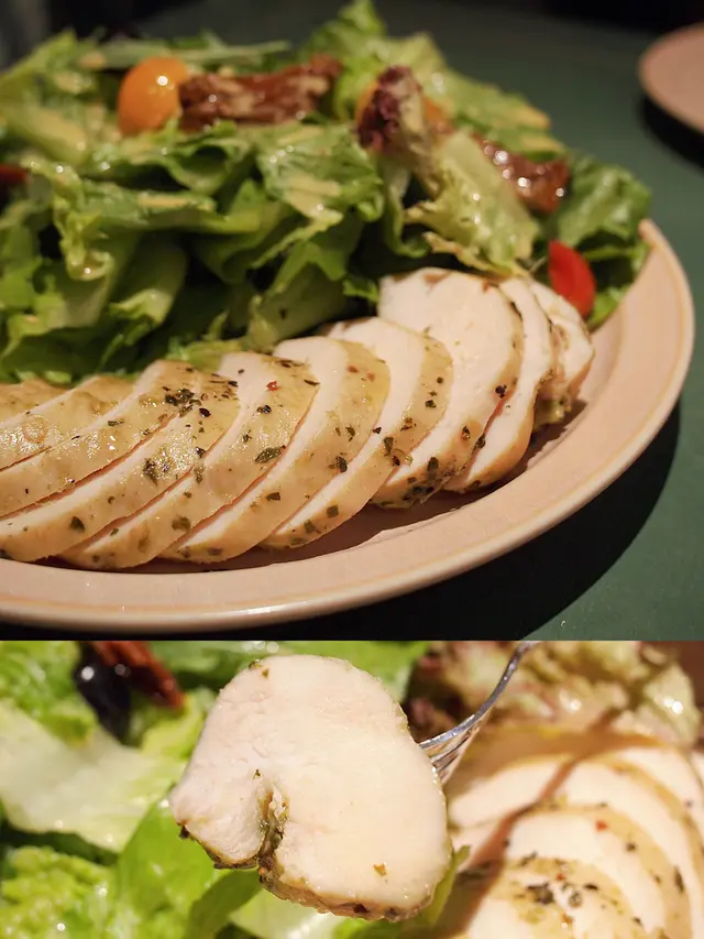 青醬雞胸沙律配檸檬醋醬