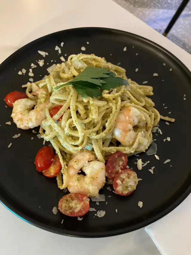青醬鮮蝦意大利粉