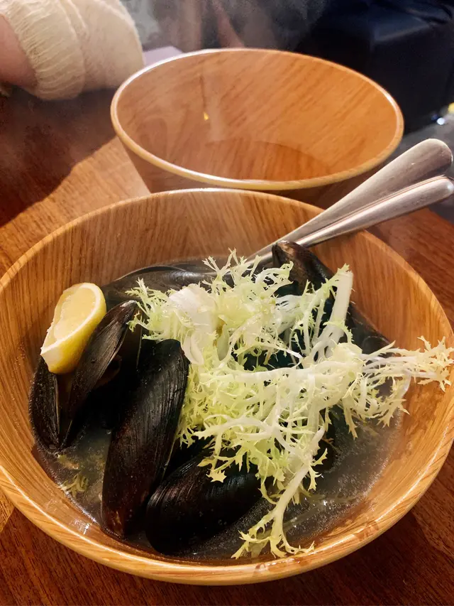 Blue Mussel in weiss beer