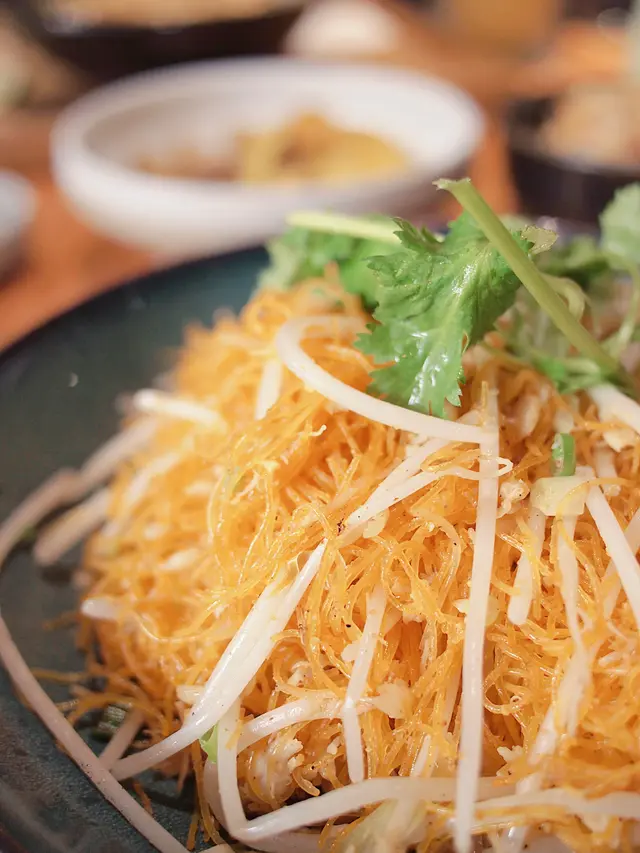 蟹肉金絲炒新竹米粉