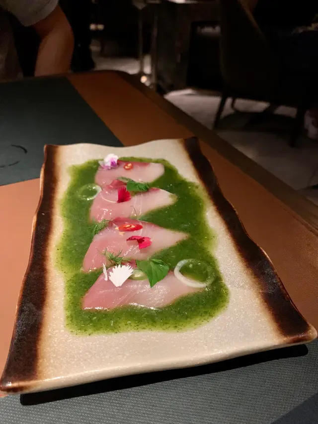 油甘魚刺身