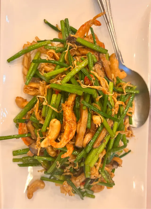 韮菜花銀魚小炒王