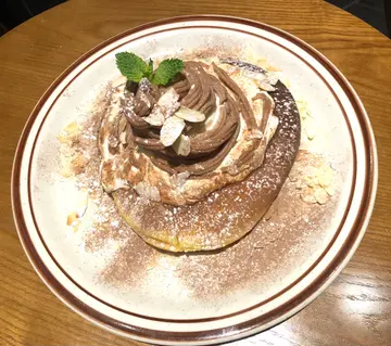 吃茶店栗子松饼