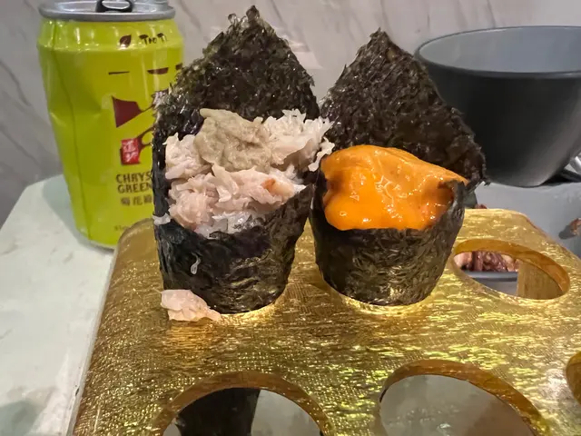 最推蟹肉蟹膏手卷