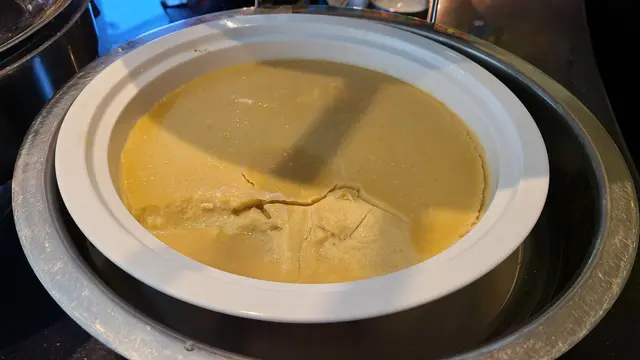 栗茸西米布甸