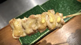 炭燒雞頸肉配黃芥末醬