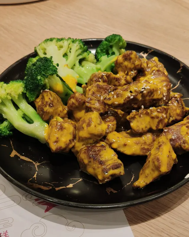 英式芥末牛柳粒