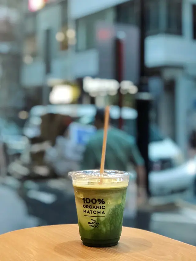 Matcha espresso latte