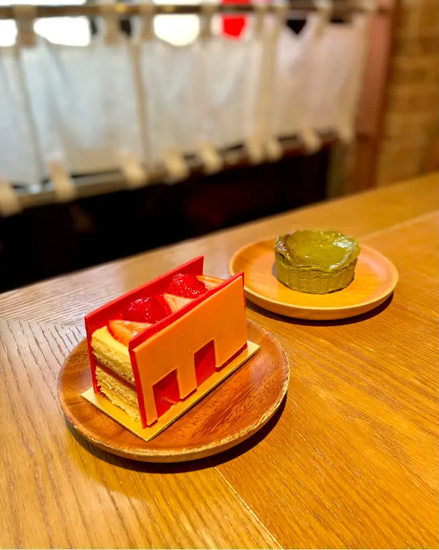 Signature Monogram Strawberry Shortcake   &  Matcha  Yuzu  Cheesecake