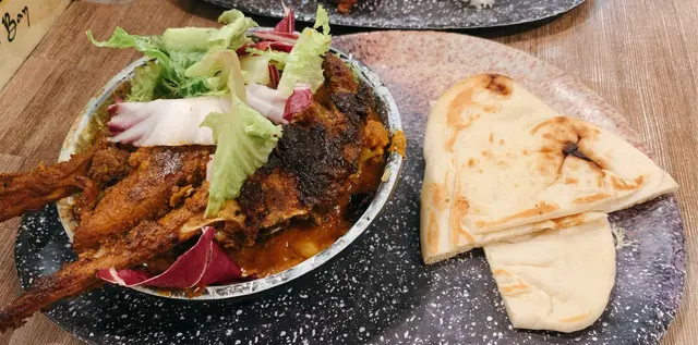 小印度咖喱雜菜羊扒配薄餅