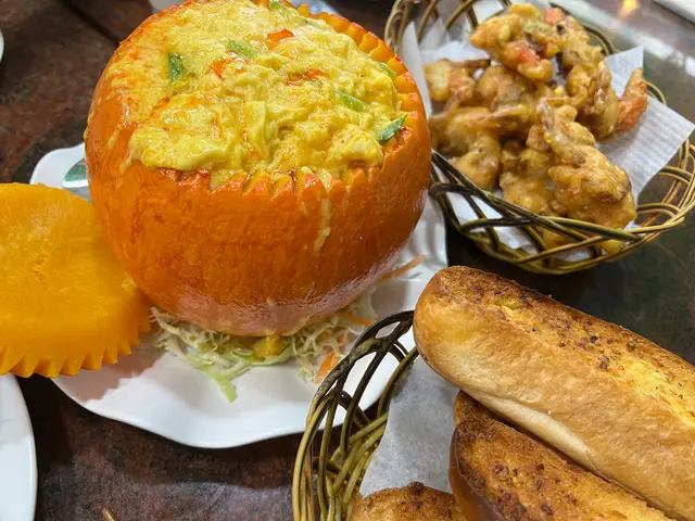 南瓜咖喱軟殼蟹