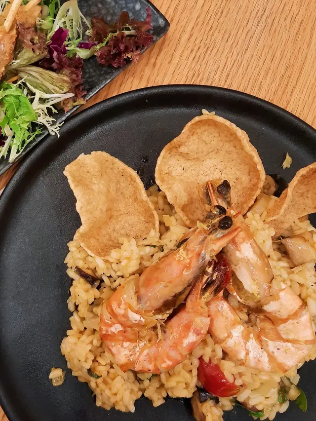 冬陰功大蝦燴意大利飯
