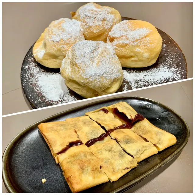 高力豆沙香蕉($60)/豆沙鍋餅($52)