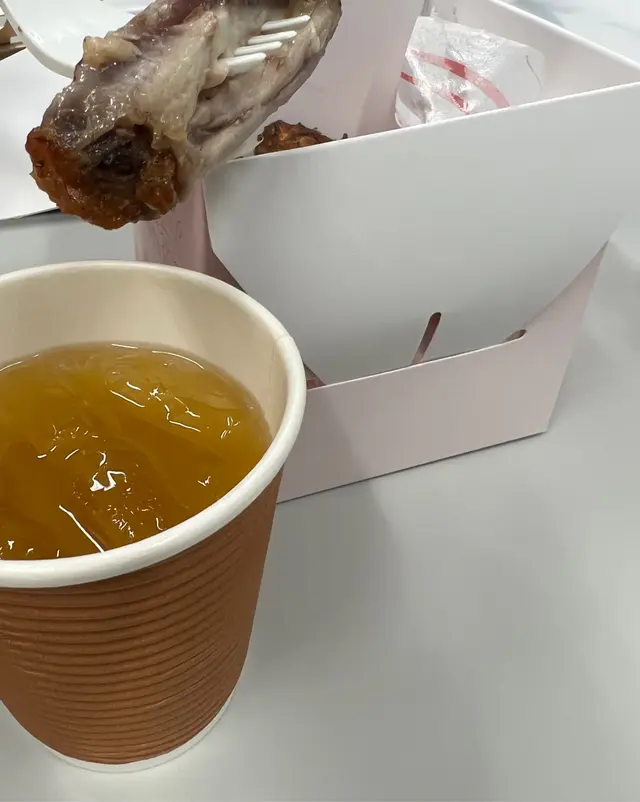 文青玫瑰雞翼+ bb size 柳橙冰綠茶