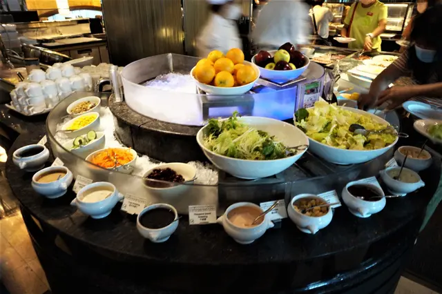 沙律、凍肉