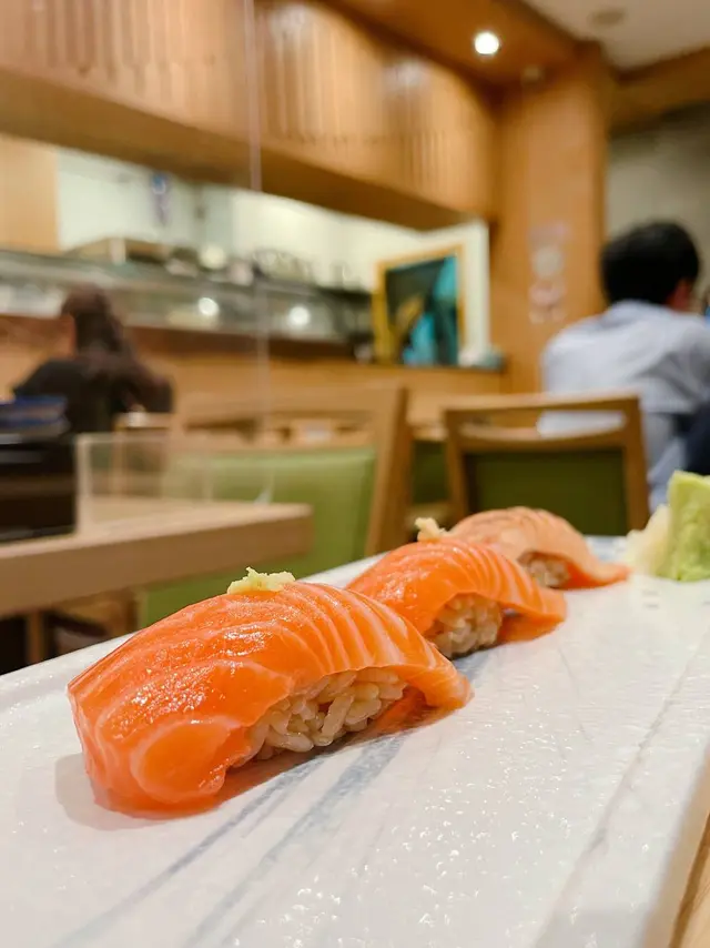 三文魚三味壽司