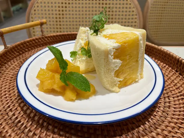 水果忌廉三文治