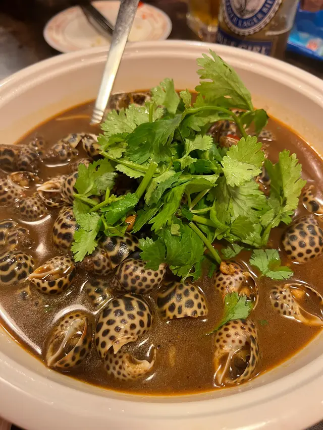 辣酒煮花螺