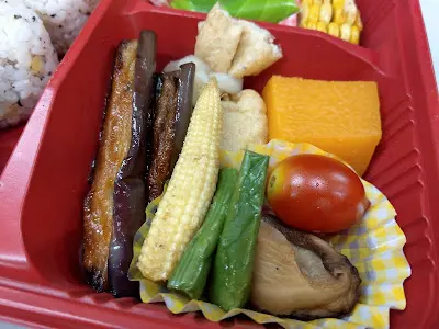 紫蘇飯糰野菜便當