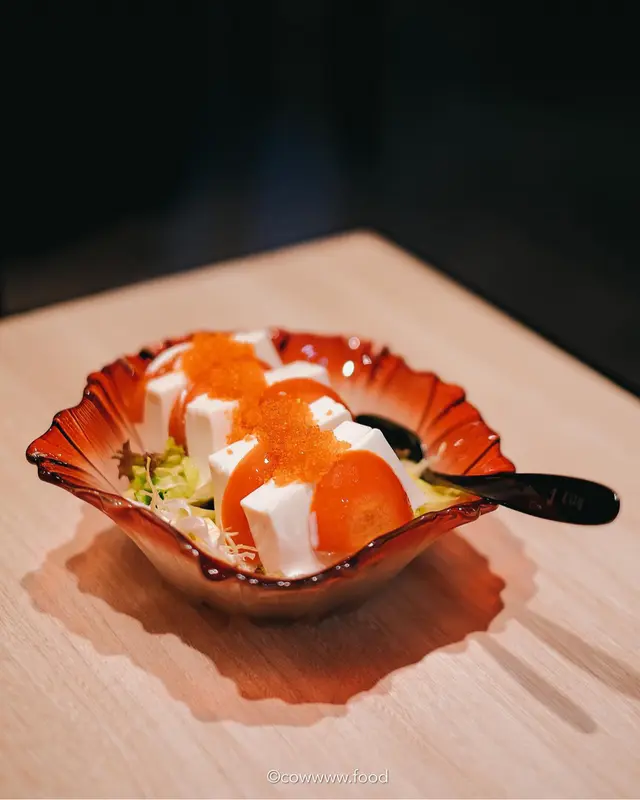 溫室蕃茄豆腐沙律配胡麻