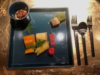 日本水果盆.紅豆布旬.蕨餅