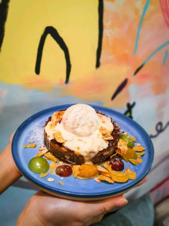 伯爵茶麻糬傳統班戟