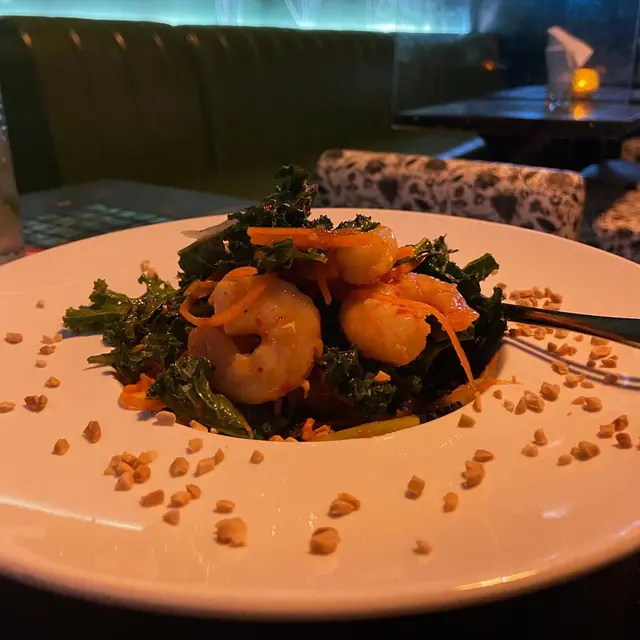 香煎帶子大蝦泰式田園沙律