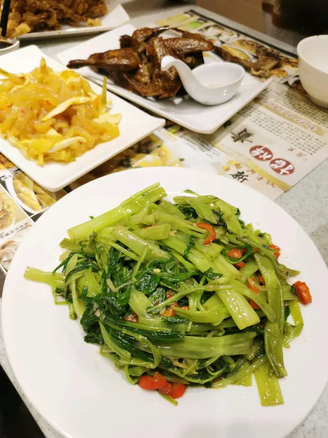 椒絲蝦醬炒通菜