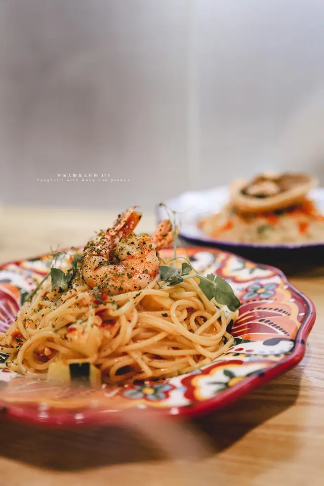 宮保大蝦意大利粉