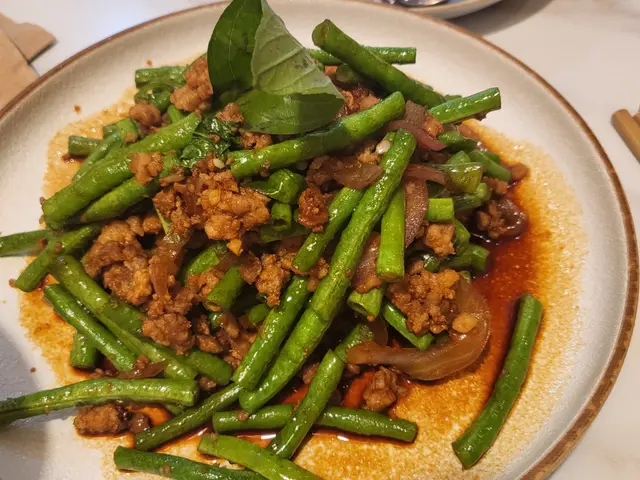 羅勒肉碎炒豆角