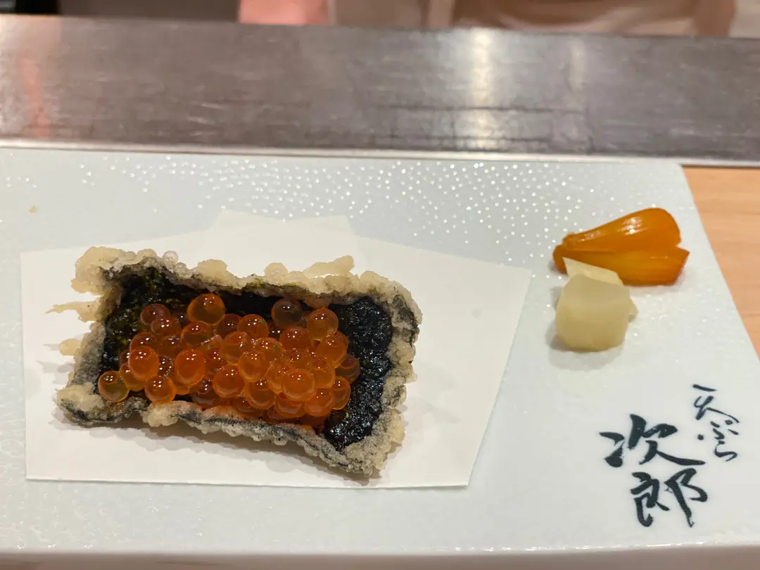 海苔魚子 香港中環的Tempura Jiro OpenRice 香港開飯喇