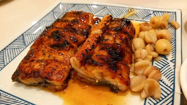 烤燒河鮮活鰻魚