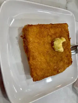 芋泥西多士，爆漿