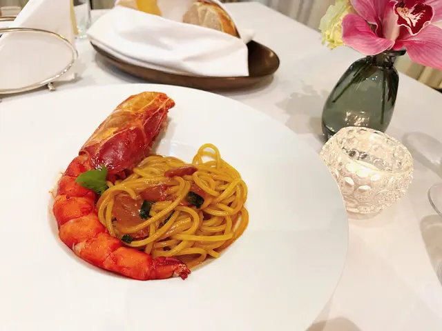 Red  Prawn  Spaghetti  Chitarra