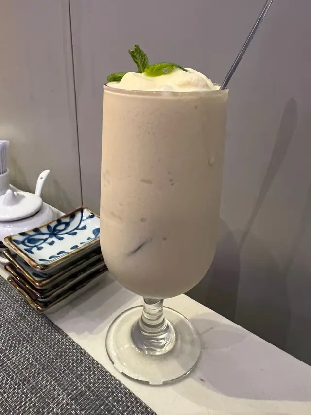 同時有水蜜桃及乳酪香氣的沙冰