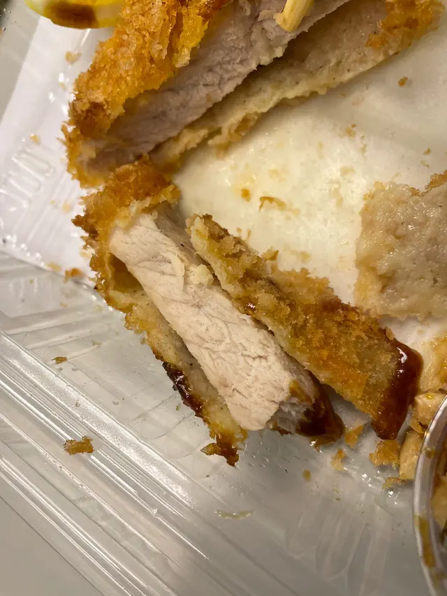 質素非常一般的豬扒