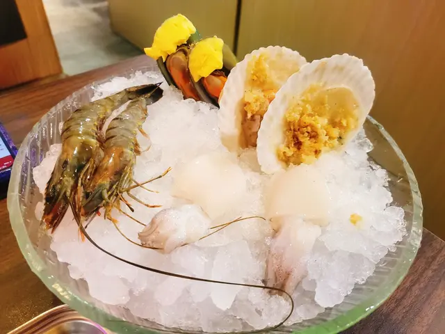 正正常常，但扇貝有沙