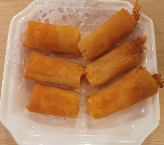 鳳尾蝦春卷