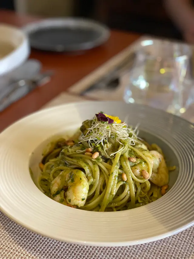 麻香海鮮扁意粉