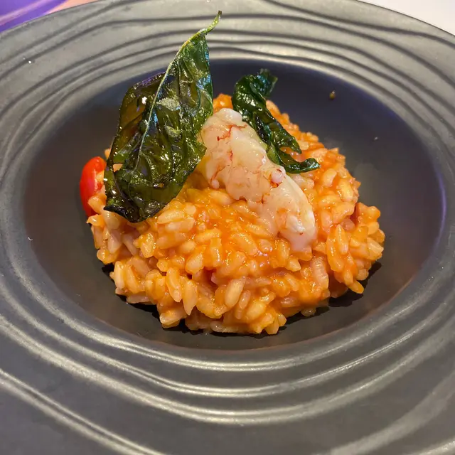 招牌蕃茄半熟紅蝦飯