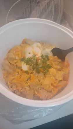 滑蛋鸡肉丼