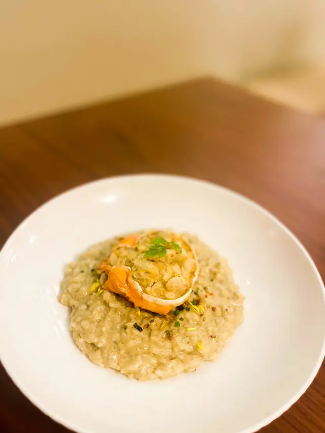 蟹肉蟹膏甲羅燒燉飯