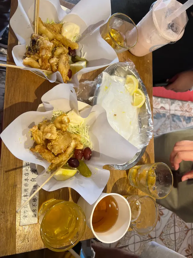 新鮮墨魚，簡單調味，簿簿炸粉，厚爽墨魚肉啖啖滿足