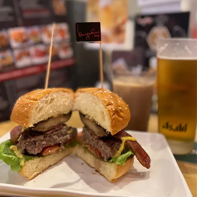 Honey Mustard Portobello Beef Burger