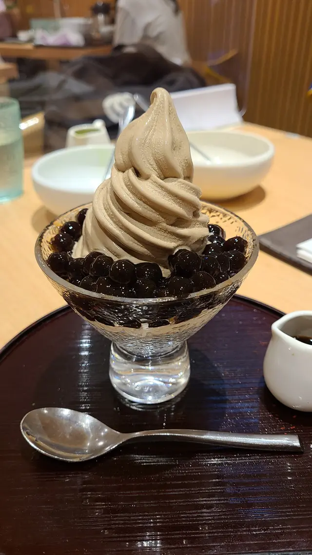 黑糖珍珠焙茶雪糕