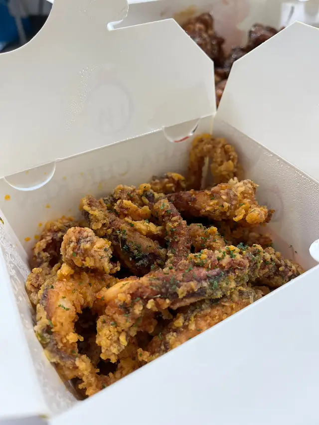 蒜香酥炸魷魚