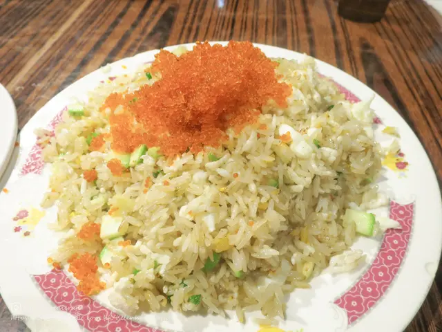 蟹籽蛋白野菜脆米炒飯