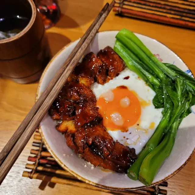 好似叉燒(素)椰菜花飯