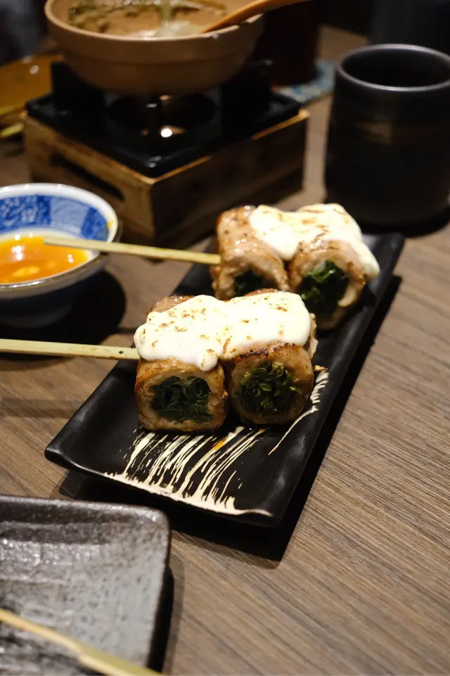 韭菜芝士豚肉卷